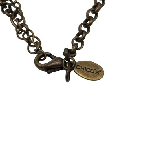 Chico's Necklace Jewlery Statement 20" Adjustable - Picture 5 of 7